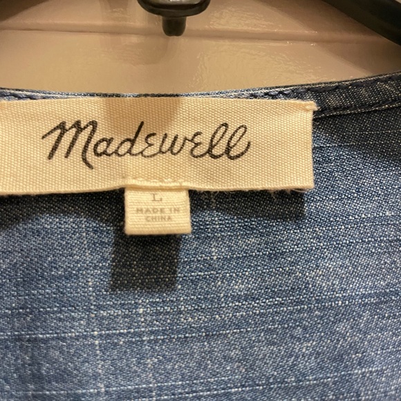 Madewell Denim shirt size L - Picture 3 of 4